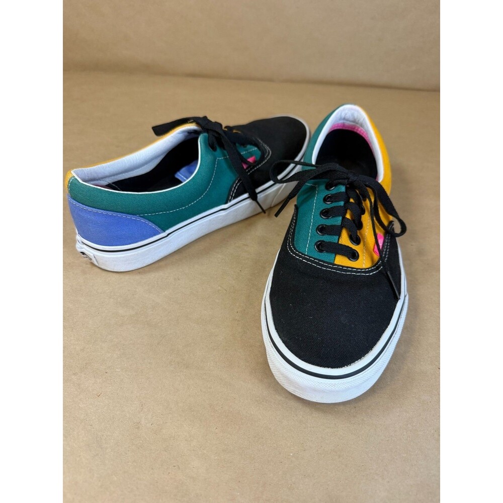 Vans Era "Mix & Match" Colorblock Canvas Skate Shoes - Multi-Color - Men Size 10